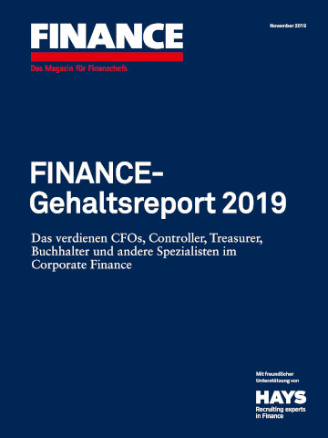 Der FINANCE-Gehaltsreport 2019 steht jetzt zum Download zur Verfügung.