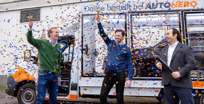 Auto1 feiert seinen Börsengang: Die Online-Gebrauchtwagenplattform geht mit einem Kurssprung in den Handel.