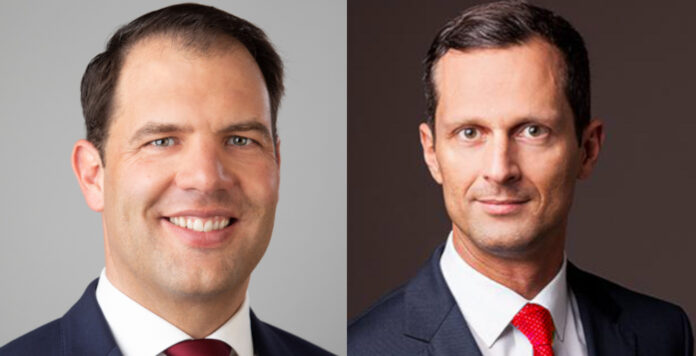 Stephan Hemmerich (links) und Daniel Dalter (rechts) kommen von der Deutschen Bank und leiten künftig bei der Hypovereinsbank im Firmenkundengeschäft die Regionen Ost und West.