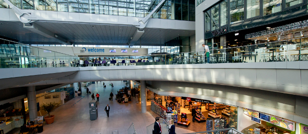 Unter anderem mit „The Squaire” am Frankfurter Flughafen hat sich die IVG übernommen und rutschte in die Pleite. Die Gläubiger haben num dem Insolvenzplan zugestimmt.