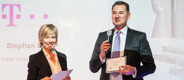 Stephan Eger wurde für seine Investor-Relations-Arbeit bei der Deutschen Telekom als bester IR-Manager im Dax ausgezeichnet.