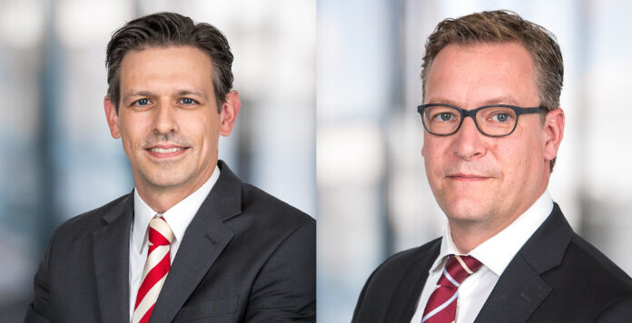 Andreas Grandt (links) und Friedrich Kraft von Kaltenborn-Stachau sind neue Equity Partner der Kanzlei BRL.