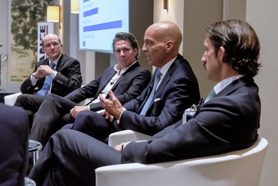 Die erste Podiumsdiskussion der 13. Distressed-Assets-Konferenz. 