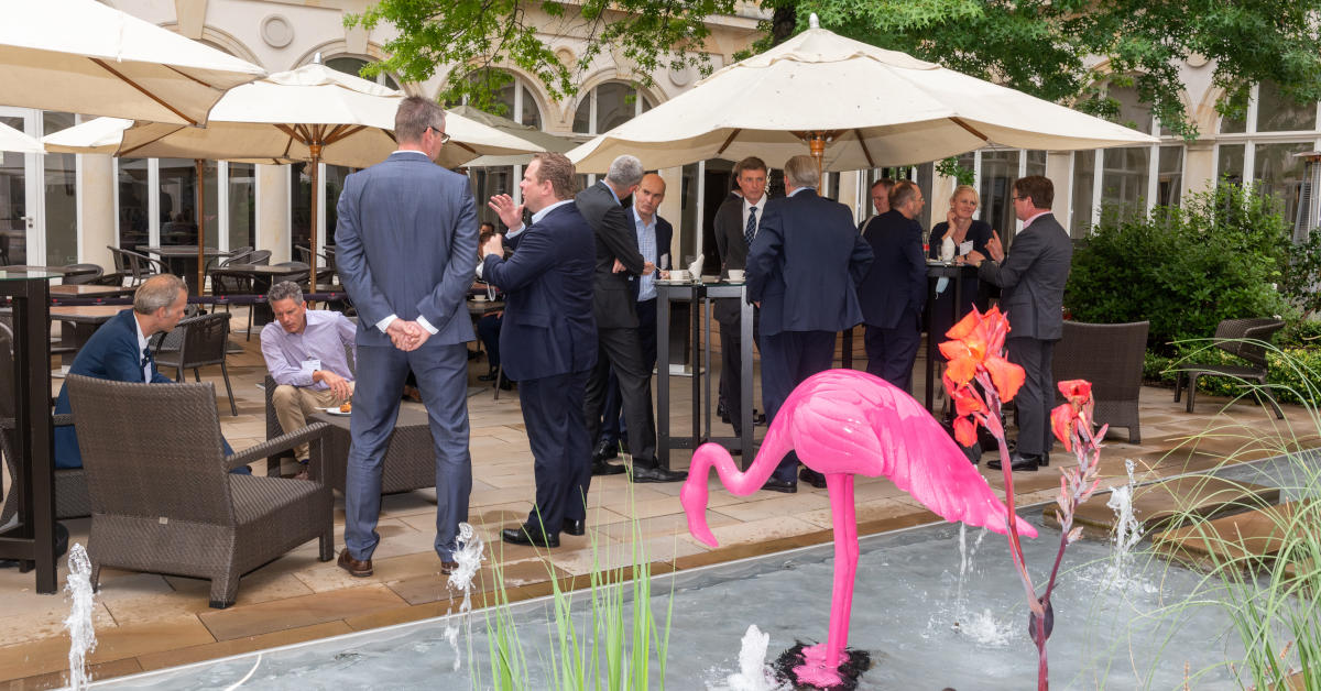 Networking darf bei der Distressed-Assets-Konferenz nicht zu kurz kommen.