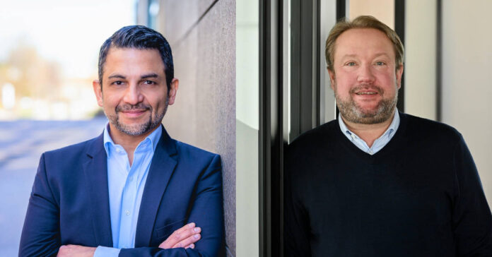 Hamidreza Hosseini (links) und Heiko Vollmer sehen das Ende des Excel-Controllers nahe. Foto: Treuenfels/Collage: FINANCE