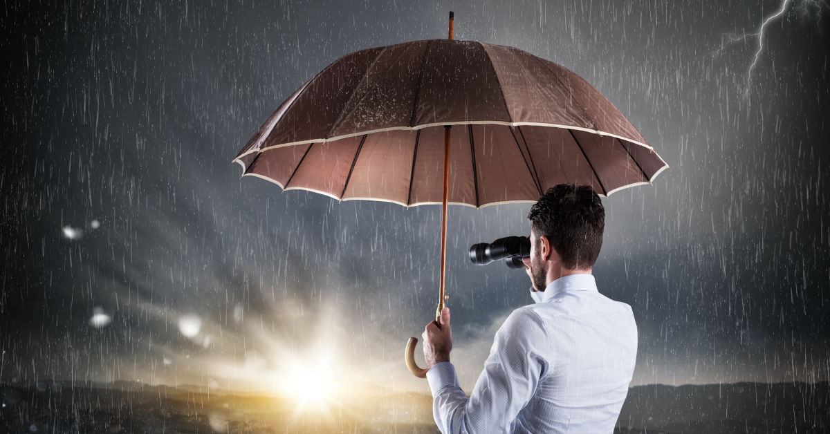 "Im Auge des Sturms" bei einem Distressed M&A Deal bedarf eine Due Diligence Individualität und zeitliche Flexibilität. Foto: alphaspirit – stock.adobe.com