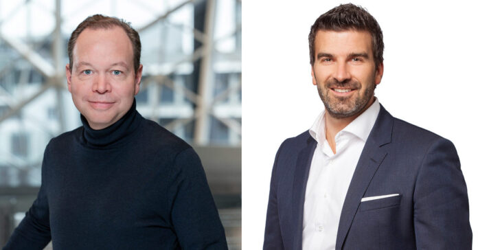 Julian Deutz (li.) wird CEO beim neuen Axel-Springer-Spin-off, Mark Dekan wird sein Nachfolger als CFO.
