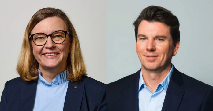 Expert bekommt mit Daniela Schreckling eine neue CFO und NZZ hat Christian Arnold zum Finanzchef berufen. Fotos: Expert und NZZ