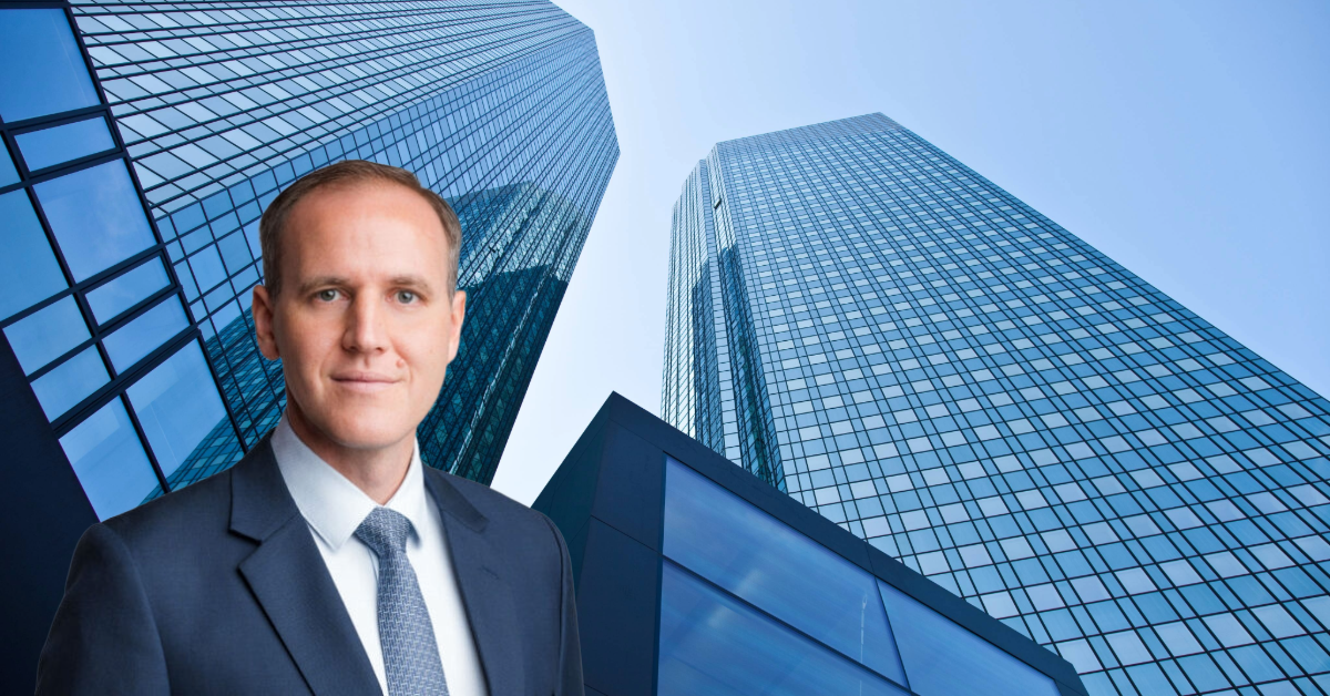 Ole Matthiessen kehrt für seine neue Position von Singapur nach Frankfurt zurück. Foto: Deutsche Bank/Tiberius Gracchus – stock.adobe.com/Collage: FINANCE