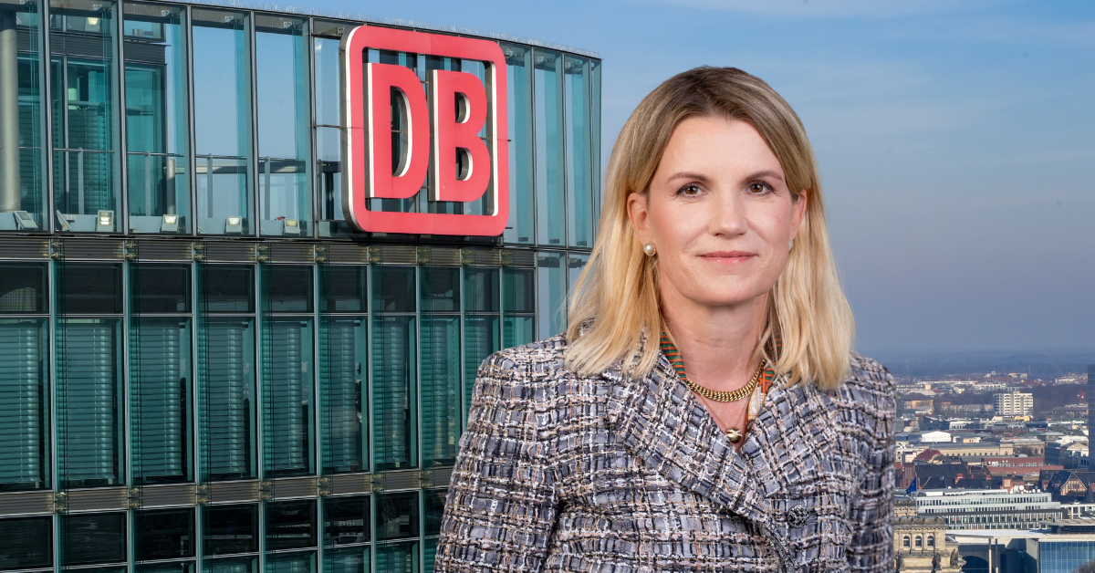 Die Deutsche Bahn hat sich bislang nicht zu den Vorwürfen gegen Karin Dohm geäußert. Foto: Deutsche Bahn AG / Volker Emersleben / Hans-Christian Plambeck; Collage: FINANCE