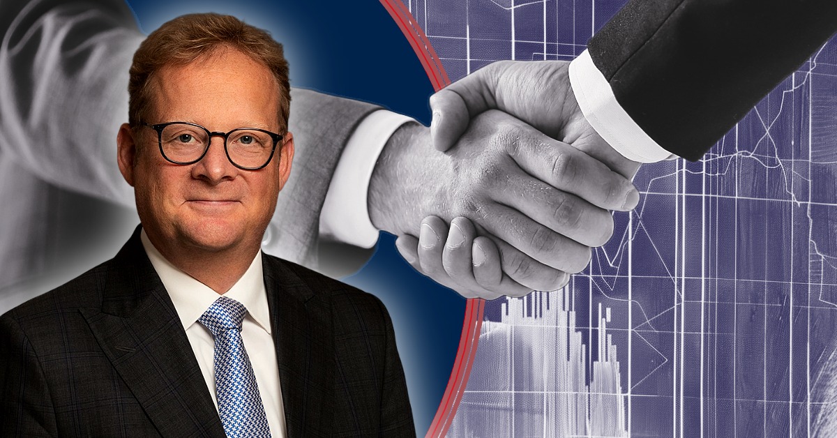 Christian Vogel, Partner der Wirtschaftskanzlei Clifford Chance, führt das Ranking der Top-M&A-Anwälte 2025 an. Foto: Clifford Chance; Montage: FINANCE