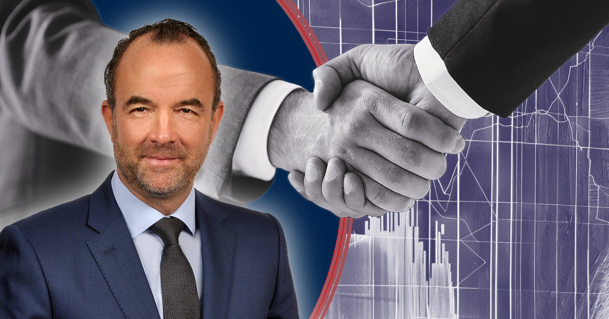 Christof Bechtel leitet das Investment Banking der Bank of America in Deutschland und Österreich. Foto: Bank of America; Montage: FINANCE