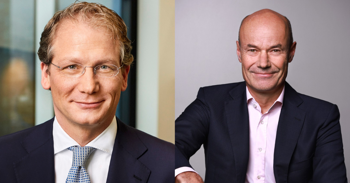 Christian Kames (l.) verlässt Lazard – Marcus Schenk (r.) bleibt. Fotos: JP Morgan/Lazard (Collage: FINANCE)
