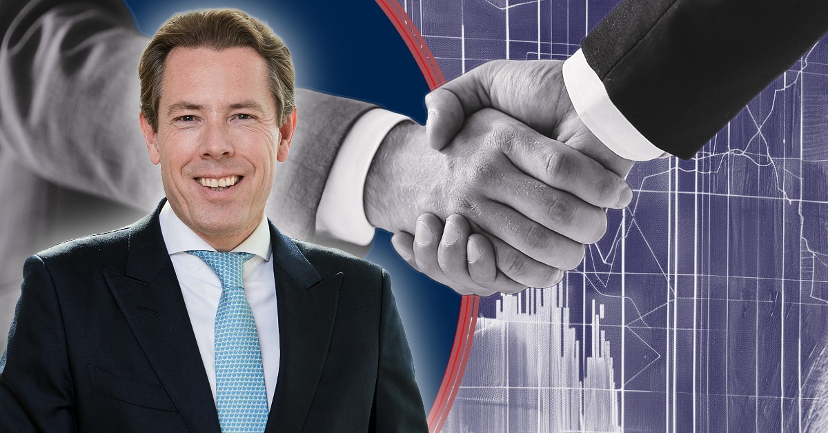 Henning Block, Partner bei Rothschild & Co, ist einer der prägendsten Berater für Debt Advisory, Restrukturierung und komplexe M&A-Sondersituationen in Deutschland. Foto: Rothschild & Co/Montage: FINANCE